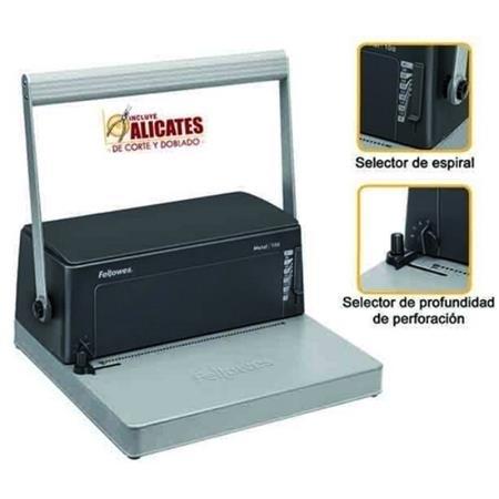 ENCUADERNADORA ESPIRAL METAL 100 FELLOWES