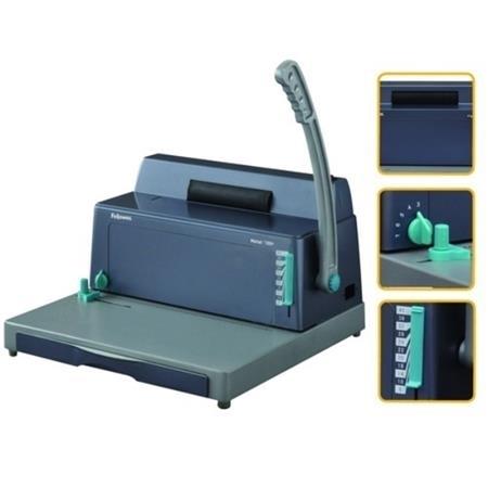 ENCUADERNADORA ESPIRAL METAL 100R MANUAL INSERTADOR AUTOM.FELLOWES