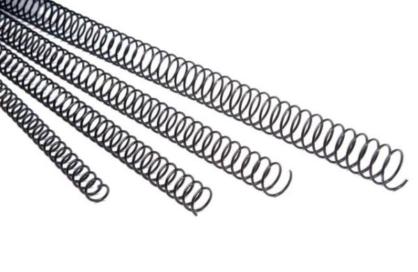 ESPIRAL METALICA 32MM NEGRAS (CJ.50) PASO 5:1 GBC