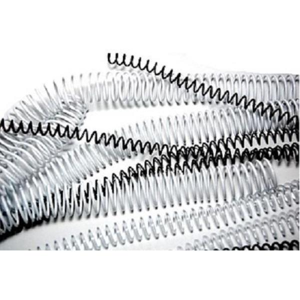 ESPIRAL METALICA 10MM BLANCAS (CAJA 100) PASO 5:1 GBC