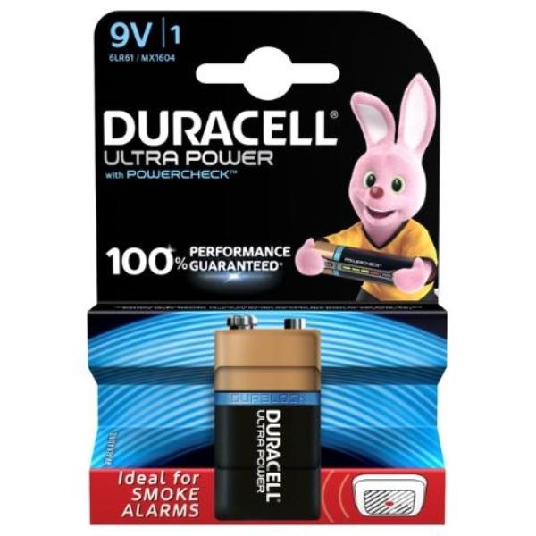 PILAS DURACELL ULTRA POWER 9V (6LR61) BLISTER 1