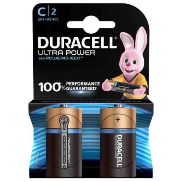 PILAS DURACELL ULTRA POWER C LR14 BLISTER 2 UDS