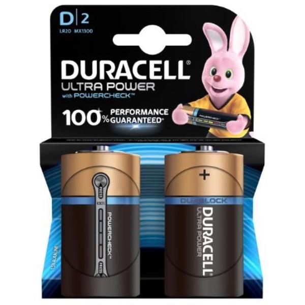 PILAS DURACELL ULTRA POWER D LR20 BLISTER 2 UDS