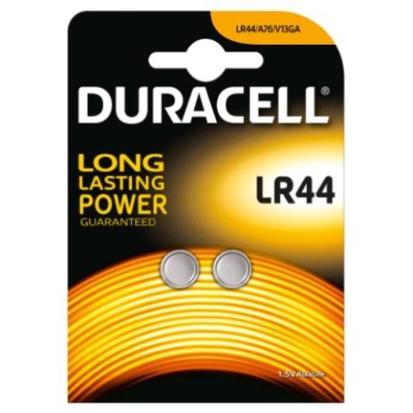 PILAS DURACELL TIPO BOTÓN APARATOS ELECTRONICOS 1,5 V (LR44) BLISTER 2