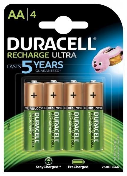 PILAS DURACELL RECARGABLES AA (LR06) 1300 MAH BLISTER 4 UDS