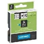 CINTA ROTULAR D1 19MMX7M, RO/BL DYMO