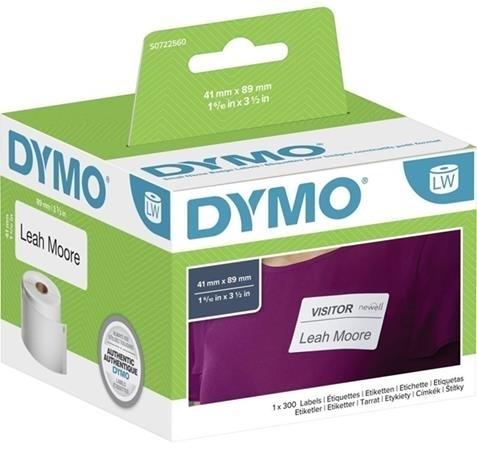 ETIQUETAS ROT. LABELWRITER 41 MM X 89 MM EN BLANCO DYMO