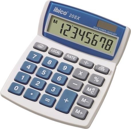 CALCULADORA SOBREMESA 8 DIG. 208X IBICO