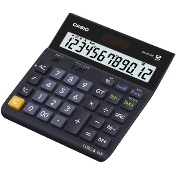 CALCULADORA SOBREMESA 12 DIG DH-12TER CASIO