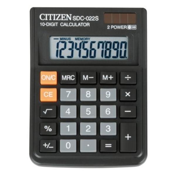 CALCULADORA SOBREMESA 10 DIG.SDC-022 S CITIZEN