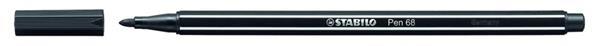 ROTULADOR STABILO ACUARELABLE PEN 68 NEGRO 1 MM