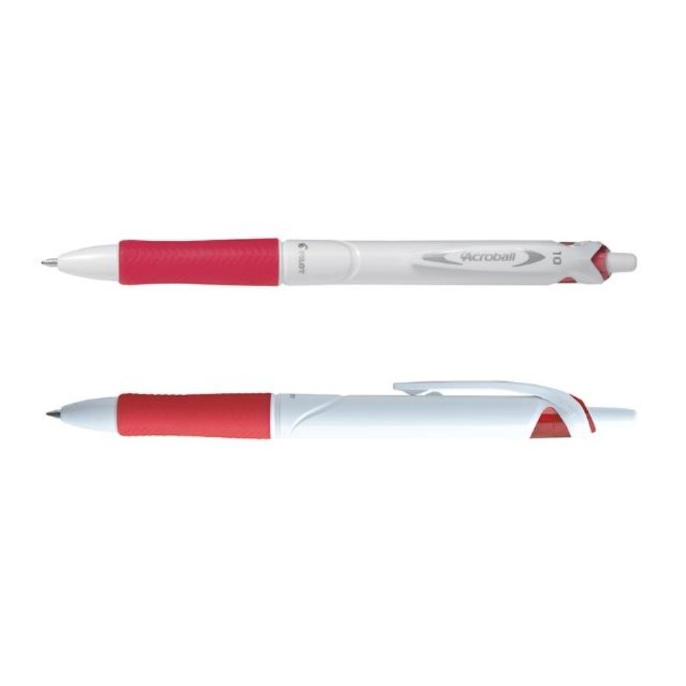 BOLIGRAFO RT ACROBALL WHITE ROJO BEGREEN PILOT