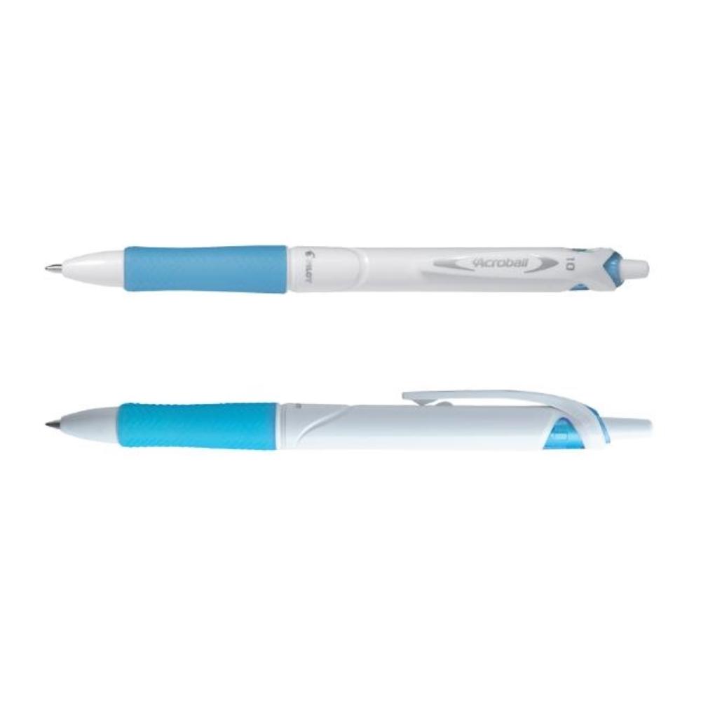 BOLIGRAFO RT ACROBALL WHITE AZUL CLARO BEGREEN PILOT