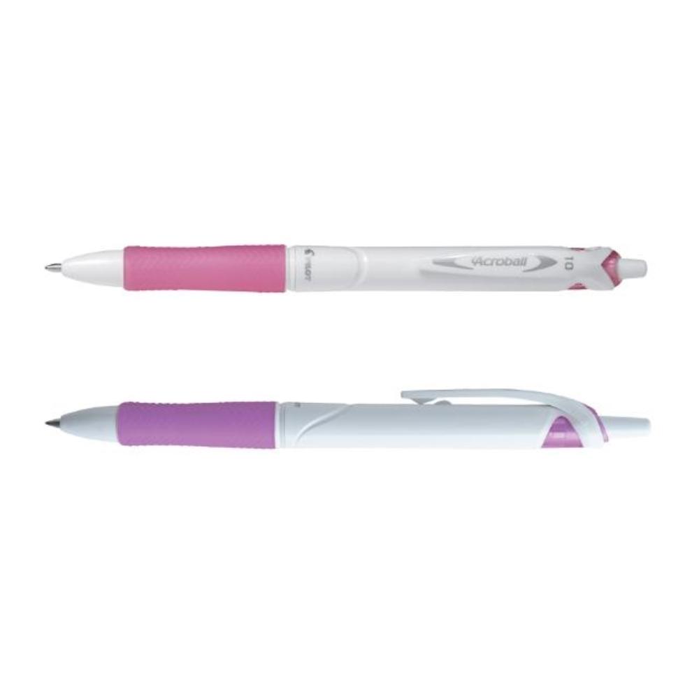 BOLIGRAFO RT ACROBALL WHITE ROSA BEGREEN PILOT