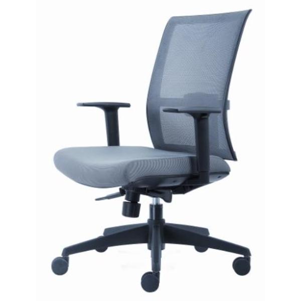 SILLA OPERATIVA VERONA NG/GR RESPALDO MALLA SYNCRO BRAZOS VINCOLO