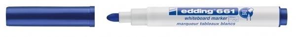 ROTULADOR PIZARRA EDDING 661 AZUL PTA.CONICA 1-2MM