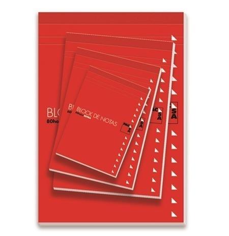 BLOC NOTAS PERFORADAS CON TAPA FOLIO 80H LISO PACSA