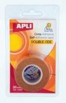 CINTA ADHESIVA DOBLE CARA 10M X 30MM CAJA APLI