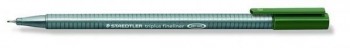 ROTULADOR TRIPLUS FINELINER 334 VERDE OSCURO STAEDTLER