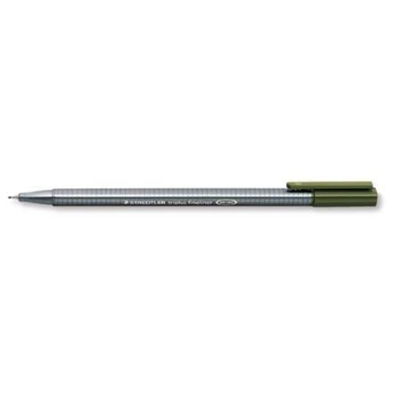 ROTULADOR TRIPLUS FINELINER 334 VERDE OLIVA STAEDTLER