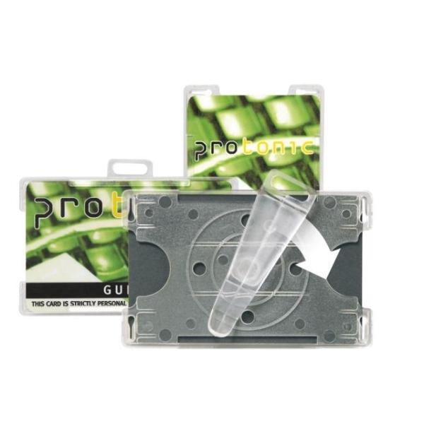 SOPORTES PARA TARJETAS DE SEGURIDAD - ROTACION VERTICAL U HORIZONTAL 91x57MM 10 UDS. TARIFOLD