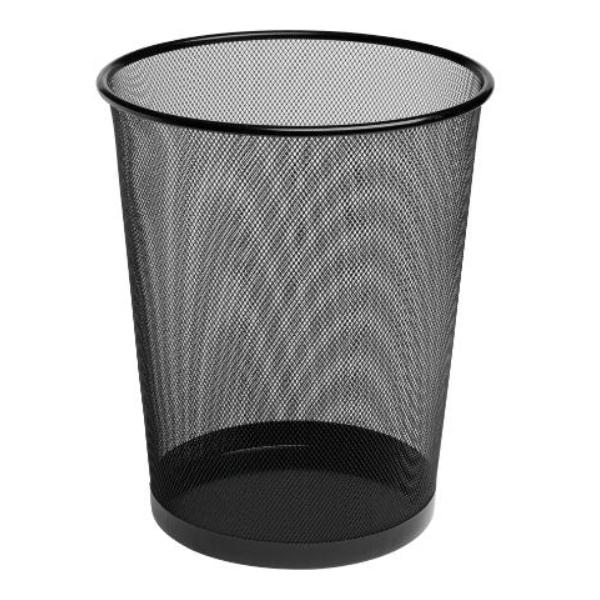 PAPALERA REJILLA NEGRA MESH 12 L. ROLODEX