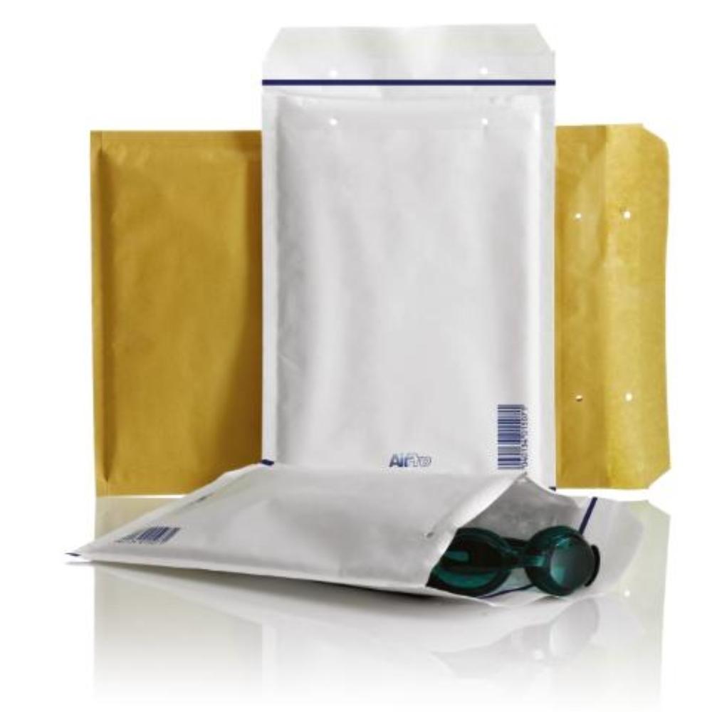 BOLSAS BURBUJAS CJ.200 100x165 70G KRAFT BLANCO