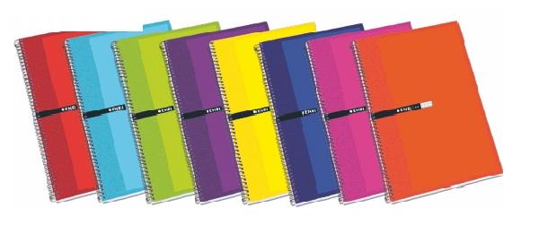 CUADERNO MICROP A4+ 80H 90GR C/5 TAPA EXTRADURA MORADO OXFORD