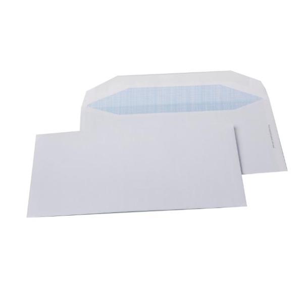 SOBRES IMPRESIÓN LASER DL 110x220 OFFSET BLANCO 90G DCHA. (45x100) TIRA SILCONA 500