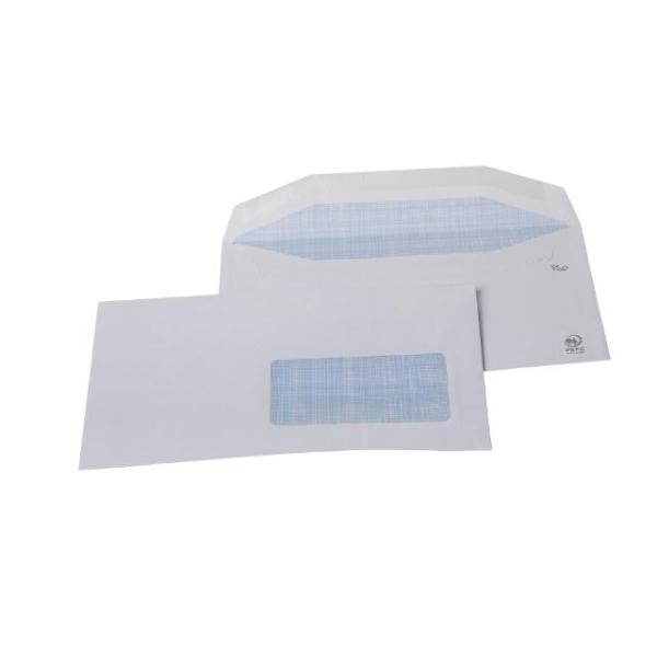 SOBRES ENSOBRADORA AMERICANO 115x225 OFFSET BLANCO 80G DCHA. (45x100) HUMECTABLE 500