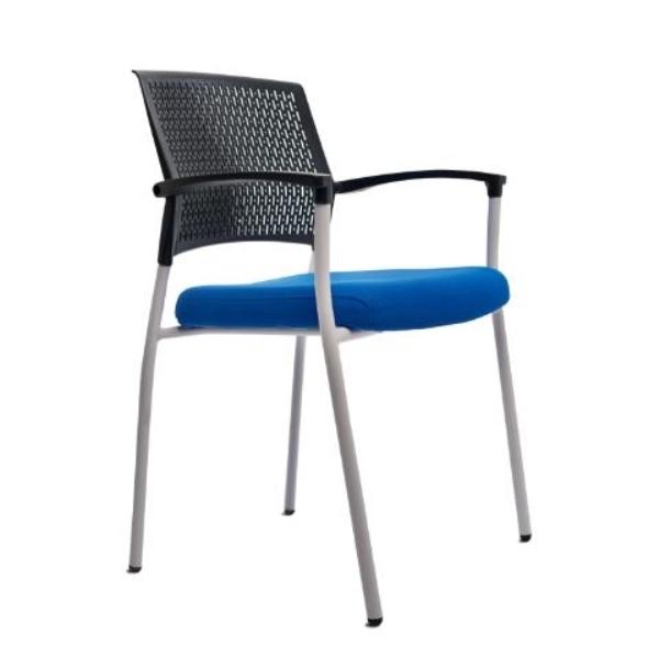 SILLA CONFIDENTE RD906 AZUL BRAZOS ROCADA