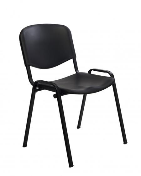SILLA CONFIDENTE 975V17 NEGRO BRAZOS ROCADA