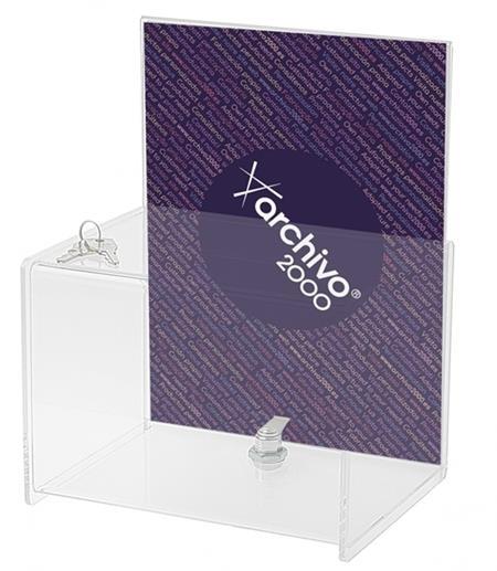 BUZON DE SUGERENCIAS 170X220X160MM CON LLAVE ARCHIVO 2000