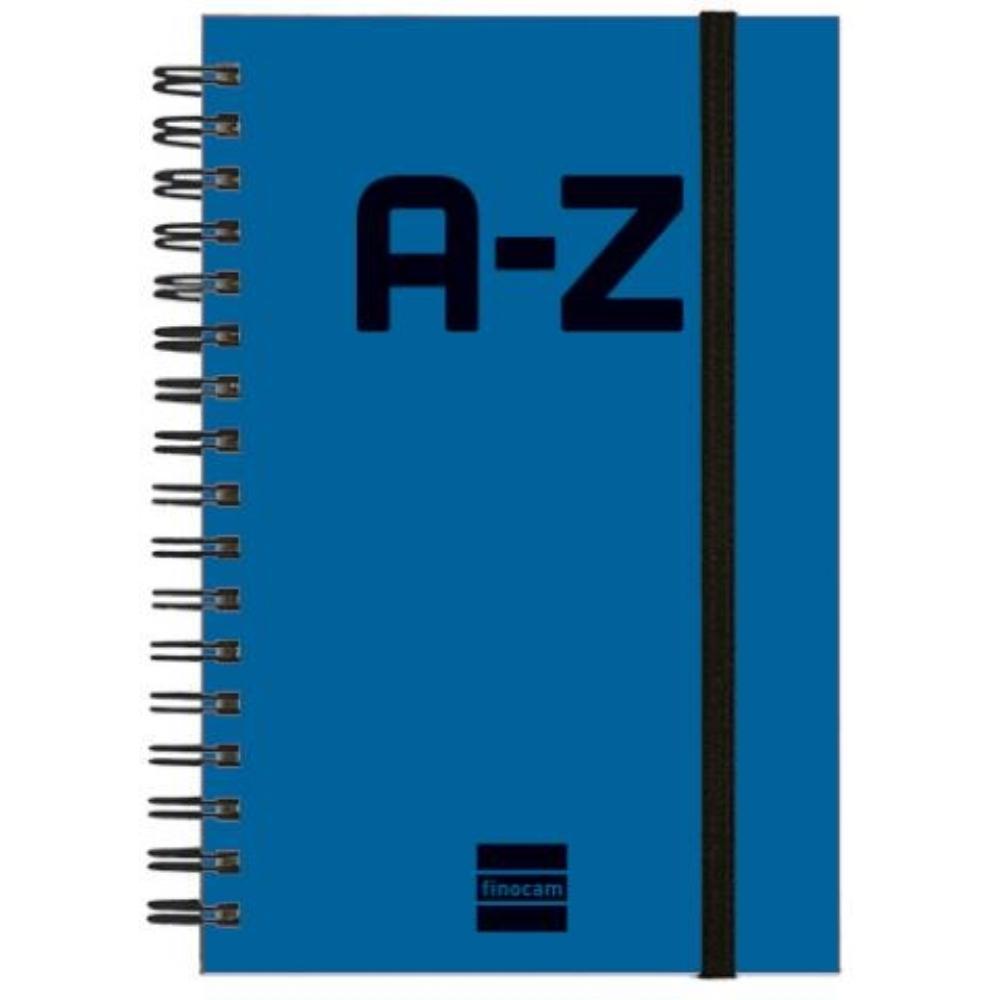 INDICE ESPIRAL A-Z A5 AZUL 24 PESTAÑAS FINOCAM