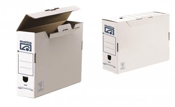ARCHIVO DEFINITIVO AUTOMONTABLE FOLIO LOMO 100MM CARTON RECICLADO MATTIO