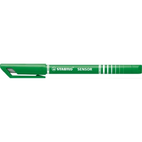 ROTULADOR SENSOR PUNTA AMORTIGUADA 0,3MM VERDE STABILO