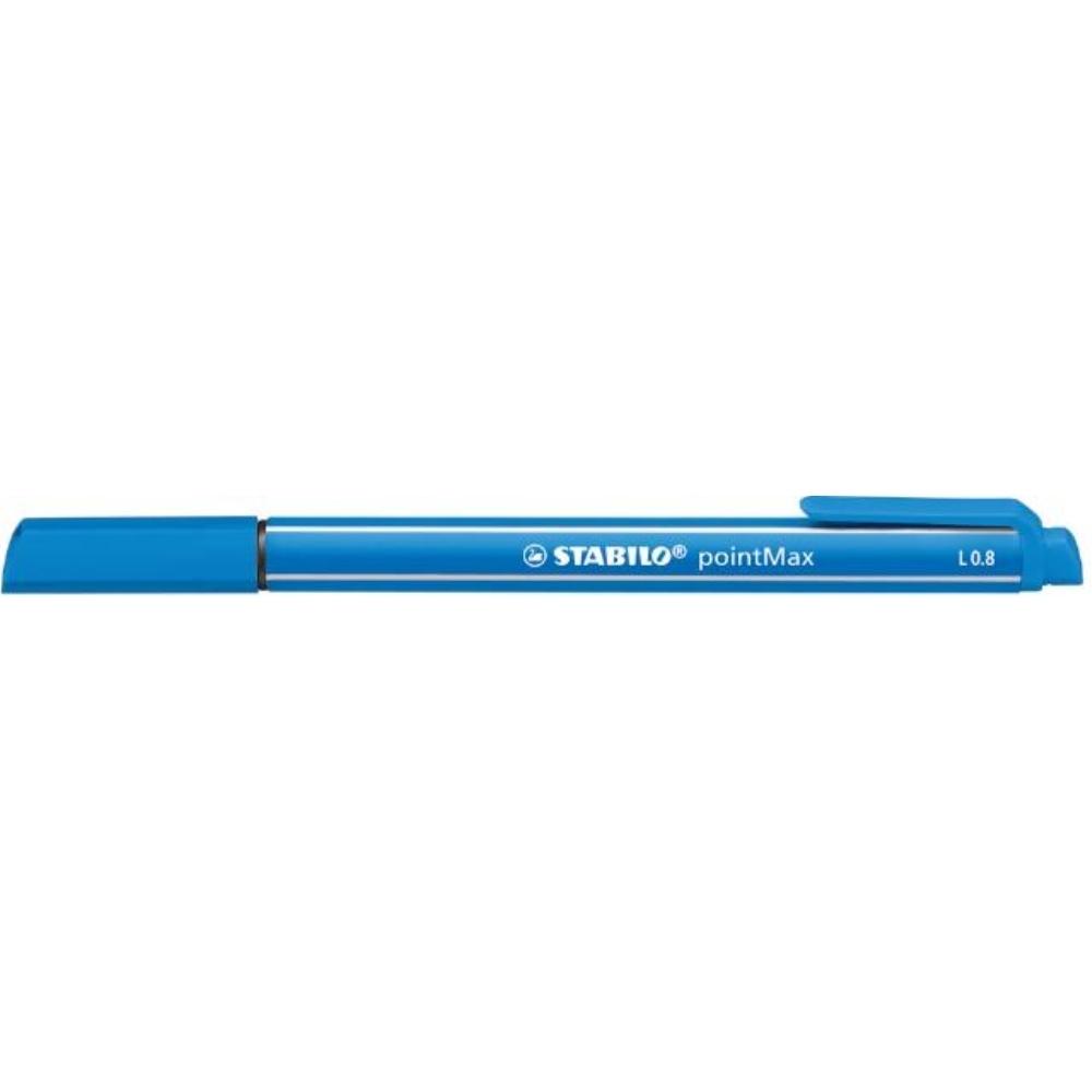 ROTULADOR POINTMAX PUNTA 0,8MM AZUL STABILO