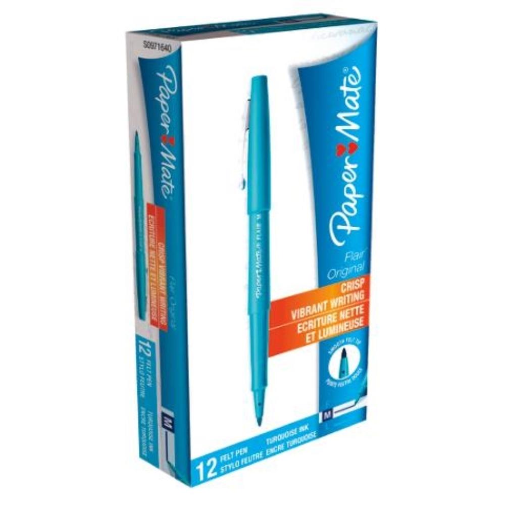 ROTULADOR NYLON FLAIR ORIGINAL TURQUESA 1,1MM P.MATE