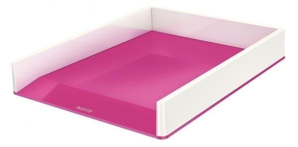 BANDEJA APILABLE WOW DUAL FUCSIA/BLANCO LEITZ