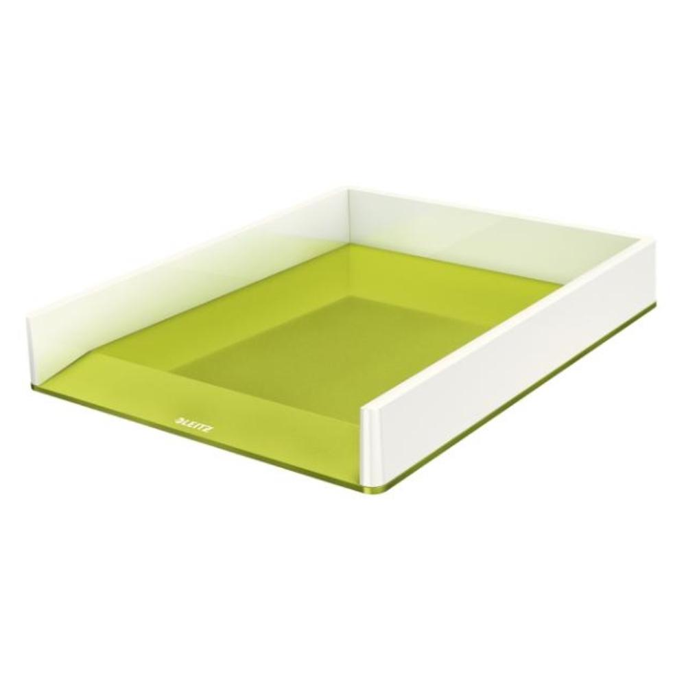 BANDEJA APILABLE WOW DUAL VERDE/BLANCO LEITZ