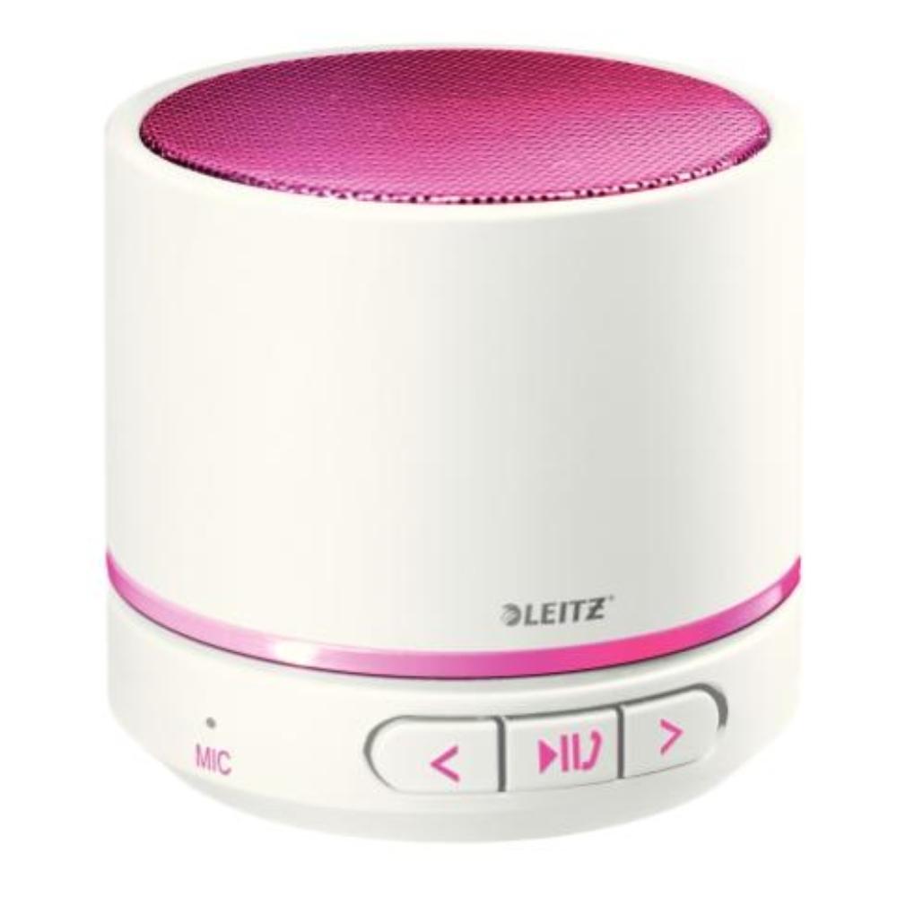MINI ALTAVOZ PORTATIL C/BLUETOOTH WOW FUCSIA LEITZ