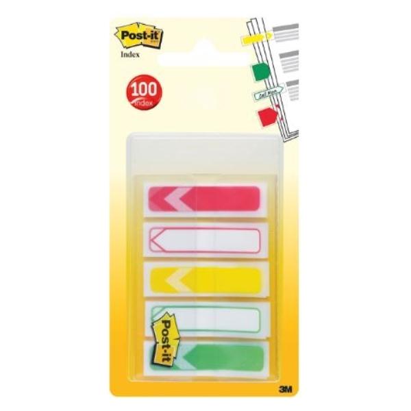BANDERITAS POST-IT FLECHAS DISPENSADOR 1/2 PULGADA 5 COLORES SURT. 20XCOLOR UU008030791 UU008030791