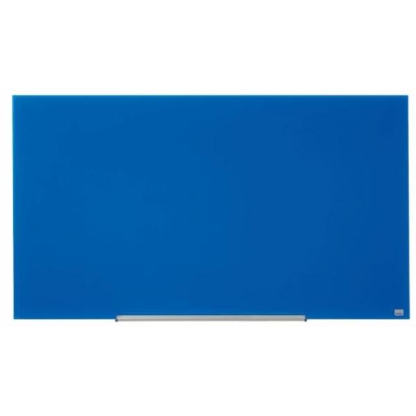 "PIZARRA CRISTAL 57"" AZUL MAGNETICA 1260x711MM NOBO"