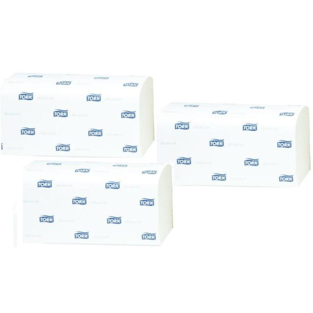 TOALLITAS DE PAPEL ENGARZADA 2 CAPAS 21X23,5 CM PQ 250 UD PARA DISPENSADOR H3 TORK