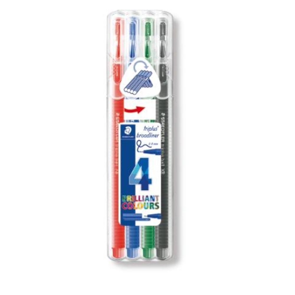 ROTULADORES TRIPLUS BROADLINER 338 ESTUCHE 4U. STAEDTLER
