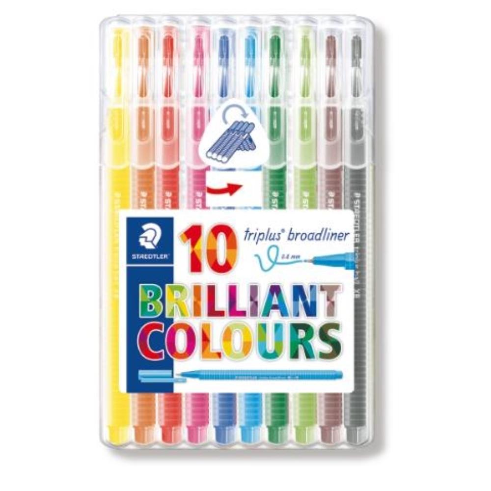 ROTULADORES TRIPLUS BROADLINER 338 ESTUCHE 10U. STAEDTLER