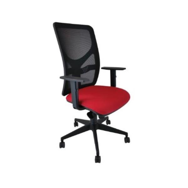 SILLA OPERATIVA CHAPLIN COLORES RESPALDO MALLA SYNCRO BRAZOS VINCOLO