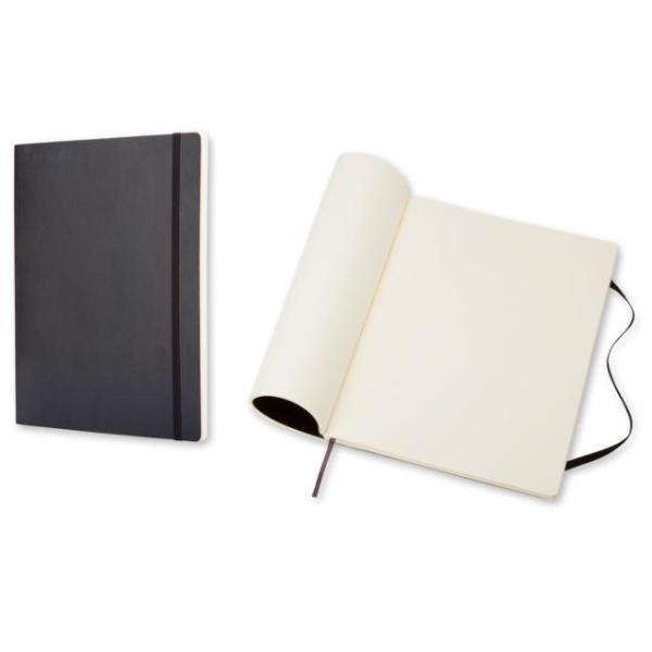 CUADERNO TAPA BLANDA LISO XL 19X25CM MOLESKINE