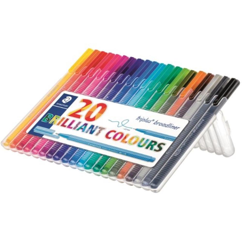 ROTULADORES TRIPLUS BROADLINER 338 ESTUCHE 20U. STAEDTLER