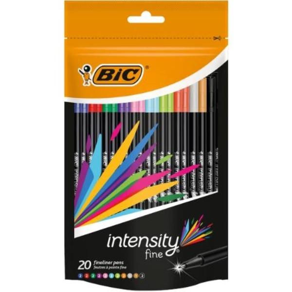ROTULADOR BIC INTENSITY 0,4MM BLITSER 20UDS